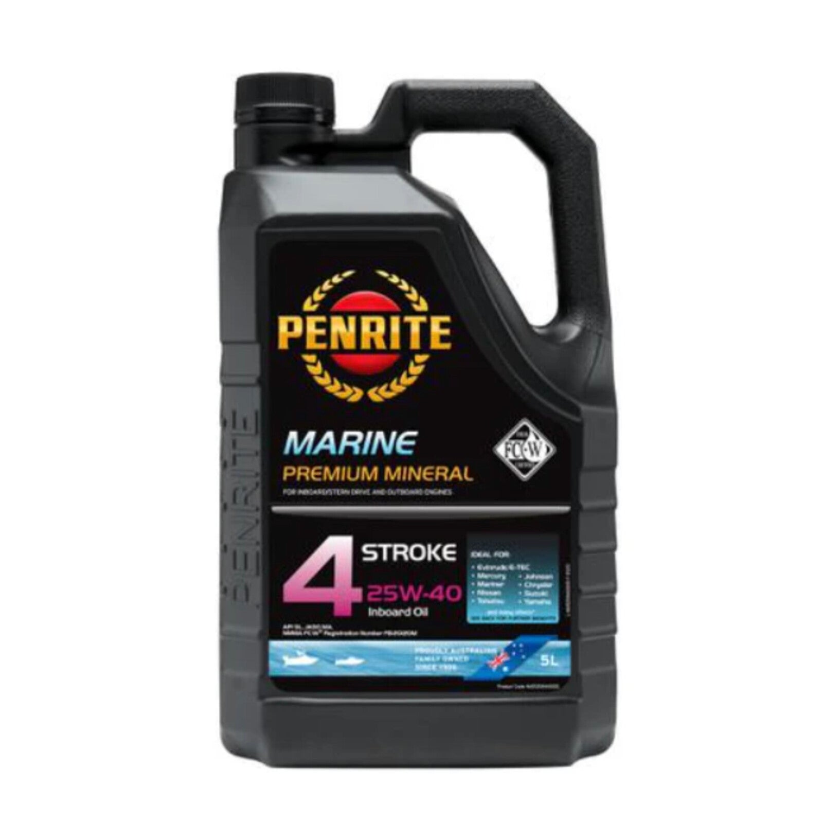 Marine Engine Oil 25W-40 (Petrol) — 5L