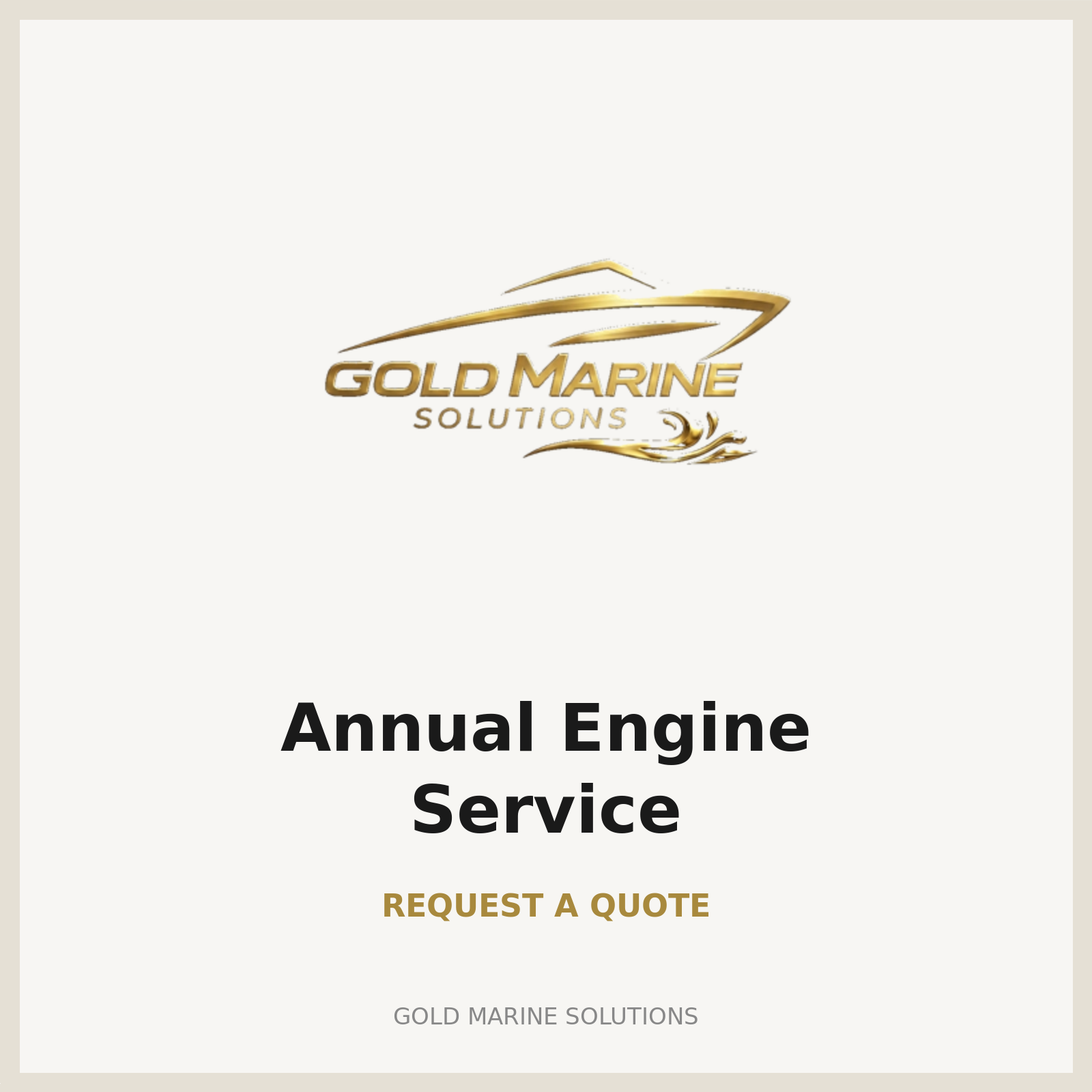 Annual Engine Service — Labour (Request a Quote)