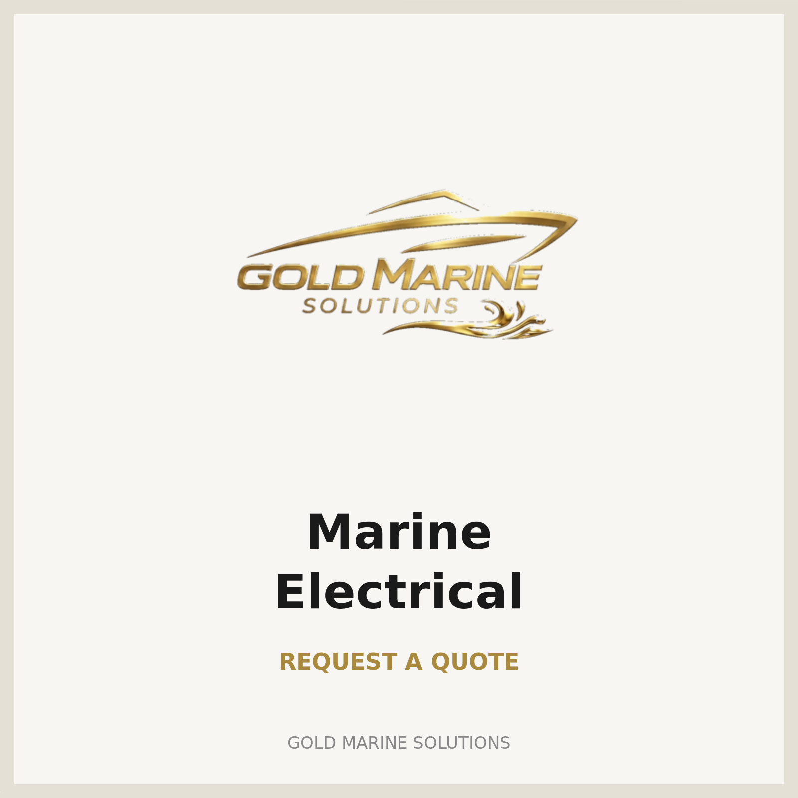Marine Electrical — Labour (Request a Quote)