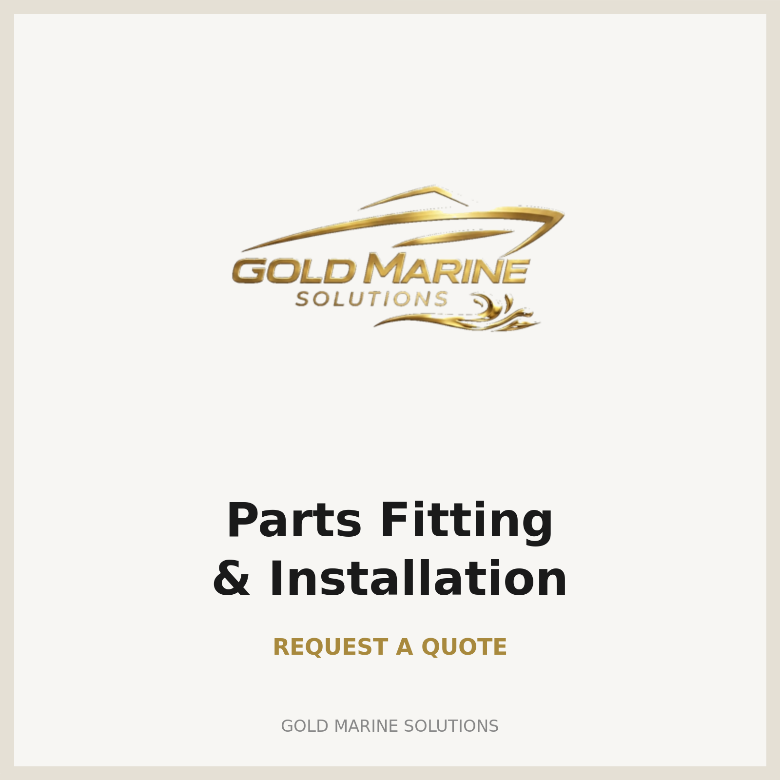 Parts Fitting / Installation — Labour (Request a Quote)