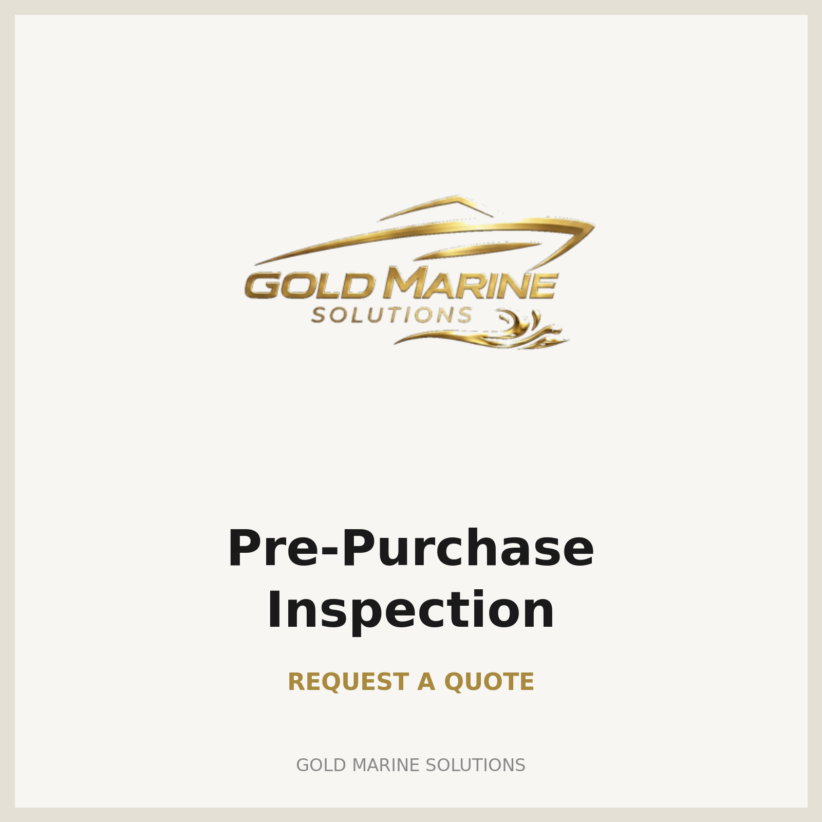 Pre-Purchase Inspection (Request a Quote)