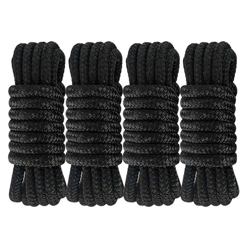 Double-Braided Nylon Dock Rope — Marine Grade