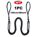 Bungee Dock Lines — 6ft, 2200 lb, Stainless Hooks (2-Pack)