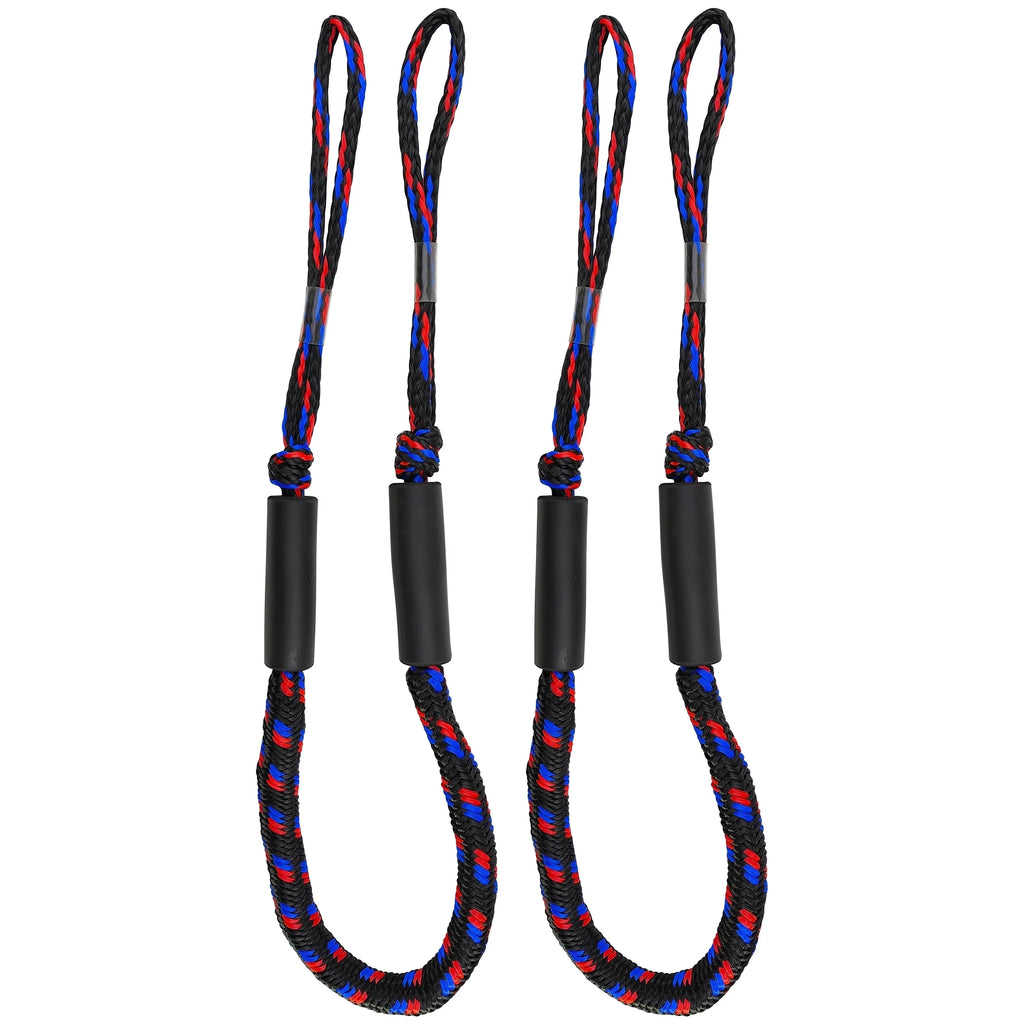 Bungee Dock Line — 4ft, 2200 lb Shock-Absorbing