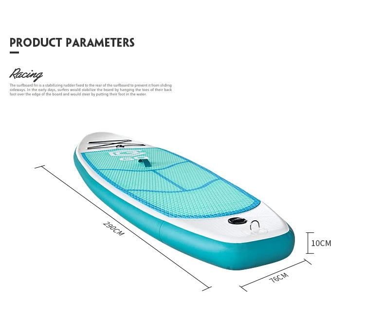 Soft-Top Inflatable Stand-Up Paddle Board — Complete Kit