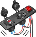 12V Marine Power Panel — Dual USB, Voltmeter & Socket